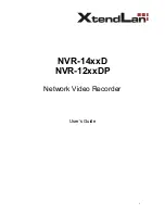 XtendLan NVR-12xxDP User Manual preview