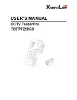 Preview for 1 page of XtendLan TESTPTZ251GD User Manual