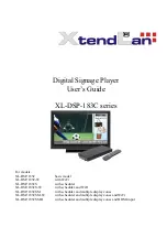 XtendLan XL-DSP-183C User Manual preview