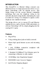 Preview for 2 page of XtendLan XL-HB-128M User Manual