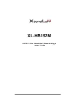 Preview for 1 page of XtendLan XL-HB192M User Manual