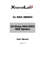 XtendLan XL-NAS-2800SS User Manual preview