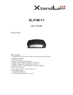 Предварительный просмотр 1 страницы XtendLan XL-PAV-11 User Manual