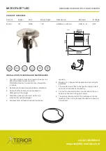 Xterior MICRO FACET LED Installation, Cleaning And Maintenance preview