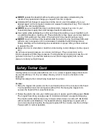 Preview for 6 page of Xterra 1640250 Owner'S Manual