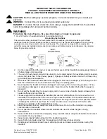 Preview for 3 page of Xterra 1644980US Owner'S Manual