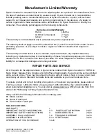 Предварительный просмотр 2 страницы Xterra 16604703800 Owner'S Manual
