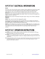 Preview for 5 page of Xterra FS150 Owner'S Manual