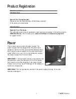 Preview for 3 page of Xterra FS2.5 Owner'S Manual