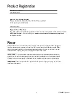 Preview for 3 page of Xterra FS3.5 Owner'S Manual