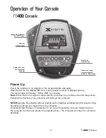 Preview for 13 page of Xterra FS400 Owner'S Manual