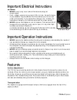 Preview for 5 page of Xterra FS5.4 Owner'S Manual