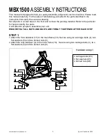 Предварительный просмотр 8 страницы Xterra MBX1500 Owner'S Manual