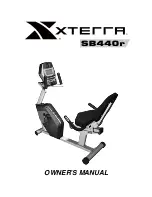 Preview for 1 page of Xterra SB440r Owner'S Manual