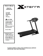 Xterra T3 Owner'S Manual preview