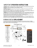 Preview for 6 page of Xterra T3 Owner'S Manual