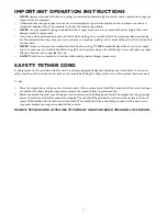 Preview for 7 page of Xterra TR150 Owner'S Manual