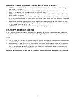 Preview for 7 page of Xterra TR200 Owner'S Manual