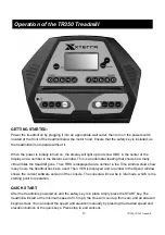 Preview for 14 page of Xterra TR250 Owner'S Manual