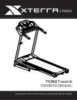 Xterra TR260 Owner'S Manual preview