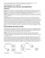 Preview for 5 page of Xterra TR260 Owner'S Manual