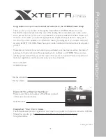 Preview for 4 page of Xterra TR700 Owner'S Manual