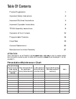 Preview for 2 page of Xterra TR800 Owner'S Manual