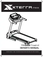 Предварительный просмотр 1 страницы Xterra TRX2500 Owner'S Manual