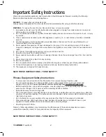 Предварительный просмотр 4 страницы Xterra TRX2500 Owner'S Manual