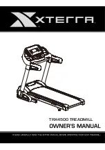 Xterra TRX4500 Owner'S Manual preview