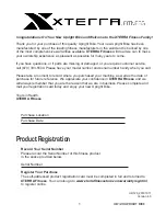 Preview for 4 page of Xterra UB120 Owner'S Manual