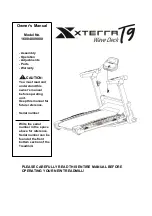 Предварительный просмотр 1 страницы Xterra Wave Deck T9 Owner'S Manual