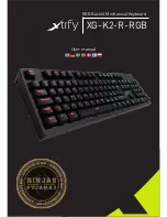 Preview for 1 page of Xtify XG-K2-R-RGB User Manual