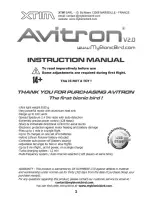 Xtim Avitron 2.0 Instruction Manual preview
