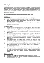 Preview for 22 page of XTline AG125 Operation Manual