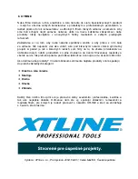 Preview for 14 page of XTline XT0195 Original Instruction Manual