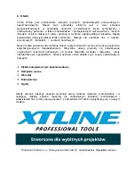 Preview for 21 page of XTline XT0195 Original Instruction Manual