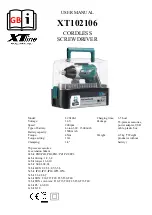 Предварительный просмотр 11 страницы XTline XT102106 User Manual