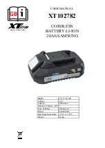 Предварительный просмотр 19 страницы XTline XT102782 User Manual