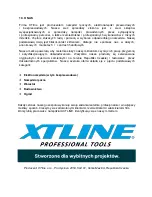 Preview for 49 page of XTline XT102797 Original Instruction Manual