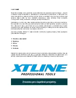 Preview for 17 page of XTline XT102800 Original Instruction Manual