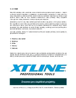 Preview for 24 page of XTline XT102805 Original Instruction Manual