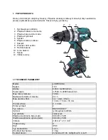 Preview for 3 page of XTline XT102861 Original Instruction Manual