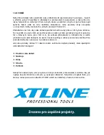 Preview for 29 page of XTline XT102893 Original Instruction Manual