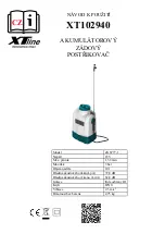 Preview for 1 page of XTline XT102940 User Manual