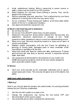 Preview for 28 page of XTline XT103001 Operation Manual