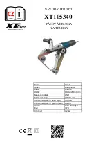 Preview for 1 page of XTline XT105340 User Manual