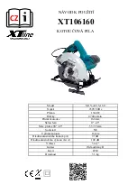 Preview for 1 page of XTline XT106160 User Manual