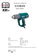 Предварительный просмотр 12 страницы XTline XT106220 User Manual