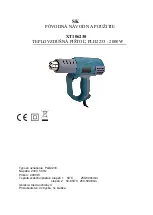 Предварительный просмотр 7 страницы XTline XT106230 Operation Manual